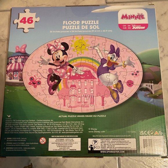 Disney Giant Minnie Mouse Floor Puzzle- Brand New in Box 🎀 - Picture 13 of 14